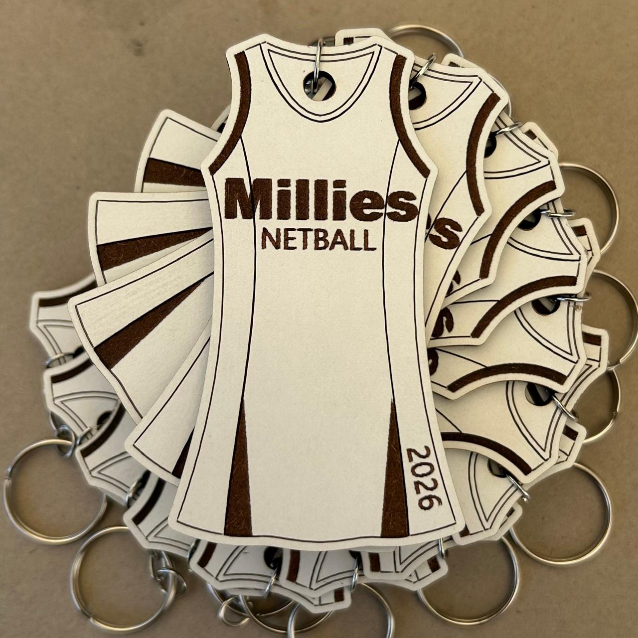 Wooden & Leather Keyrings