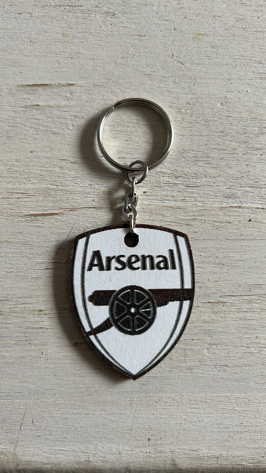 Custom wooden team keyring